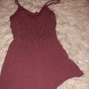 Red romper